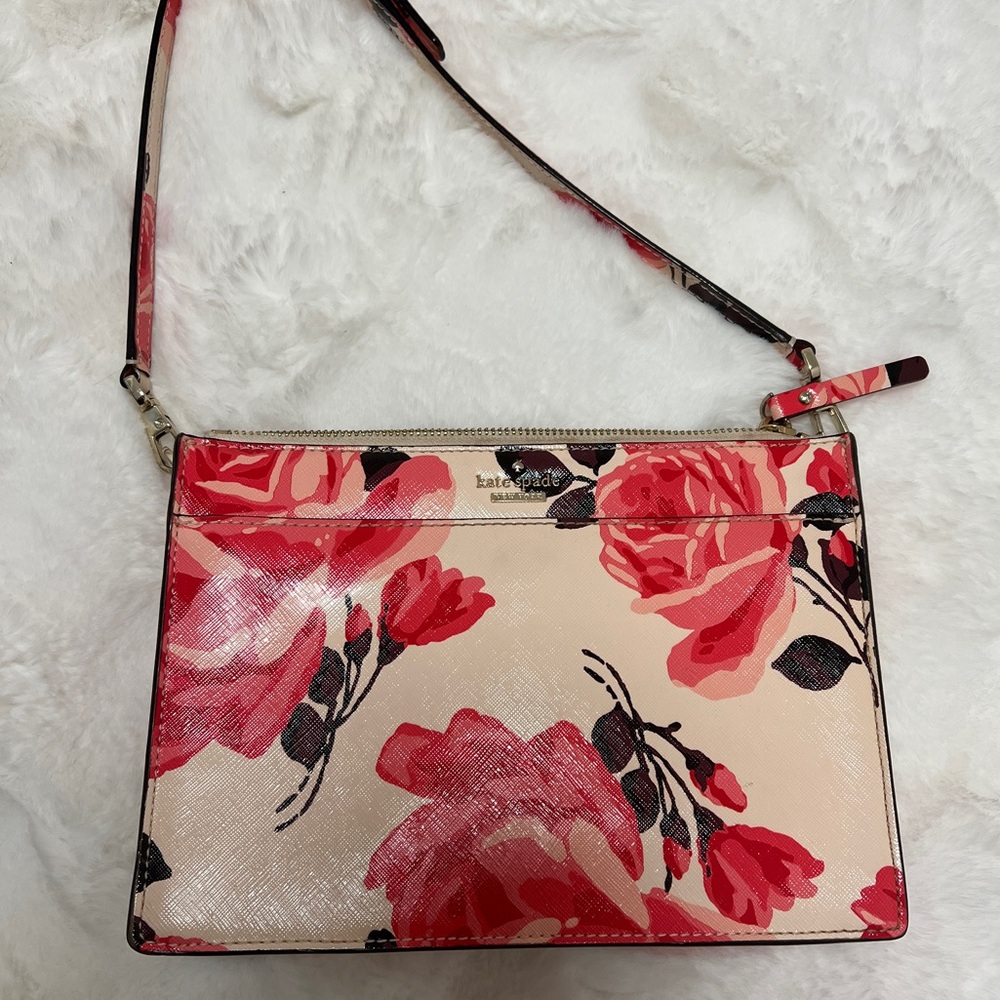 KATE SPADE Cameron Street Roses Clarise Crossbody Bag
